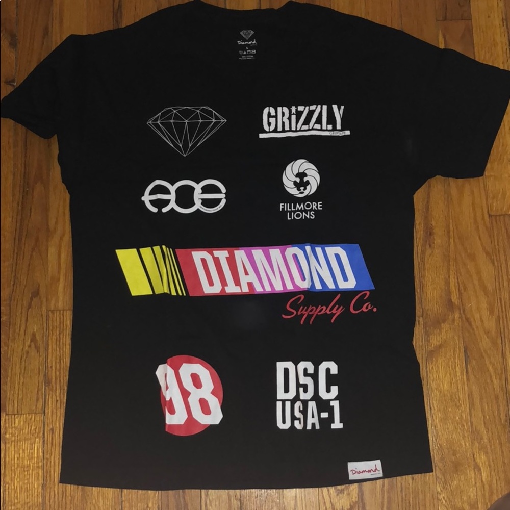 Diamond supply t shirt